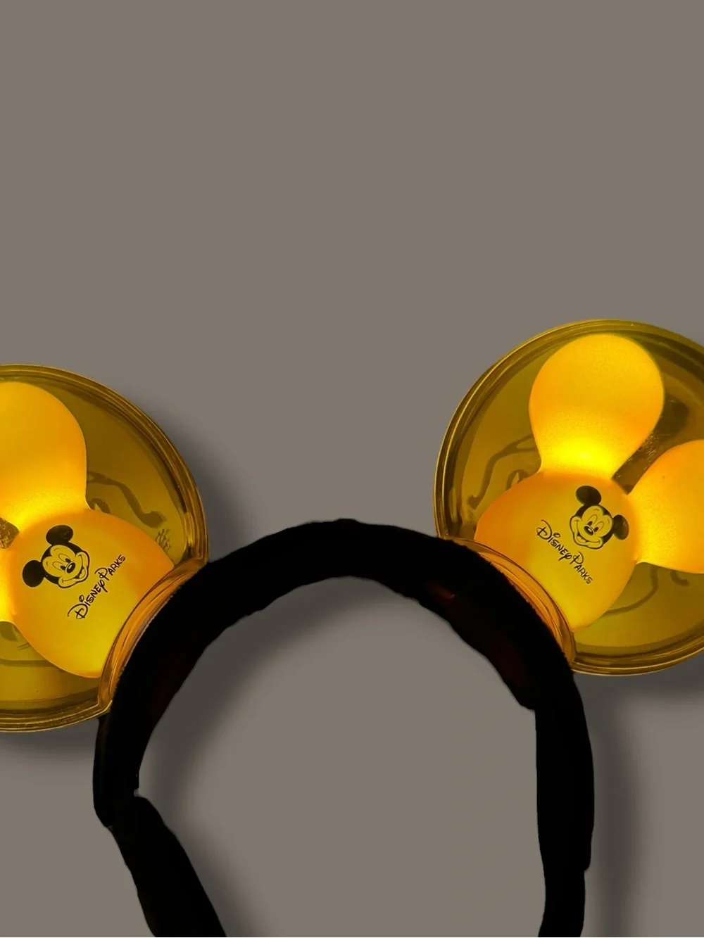 Disney Parks Halloween Light Up Minnie Ears Headband Mickey Pumpkin Glow Ears